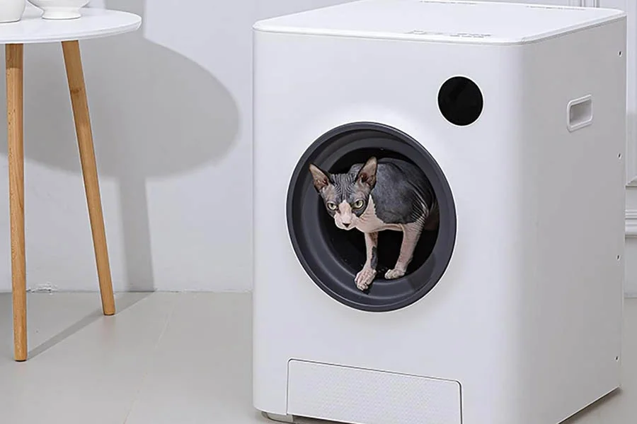 rolling litter box